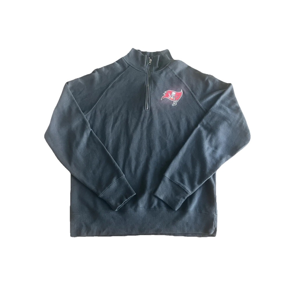 Vintage Tampa Bay Buccaneers NFL Football Graphic‎ Zipper Pullover Sweatshirt